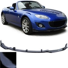 Front Spoiler Lippe Stoßstange Schwarz Glanz für Mazda MX5 NC Facelift 2008-2014