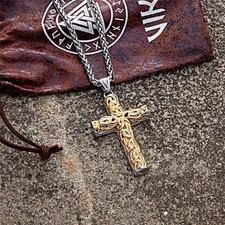 Retro Kreuz Halskette Herren