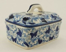 B-Ware Bunzlauer Keramik Butterdose, Butterkästchen, für 250g Butter (M078-AS56)