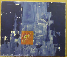 Michael Feicht (geb. 1959): „Bild in Bild Komposition in blau"