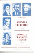 ROSE-MARIE JANZEN: BERÜHMTE THEMEN VOL,2 (SOP) (SOLO RECORDER) [Partitur]