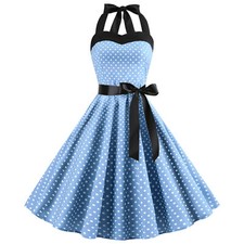 Damen Vintage Swing Kleid