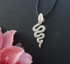 Diamant Schlangen Anhänger in