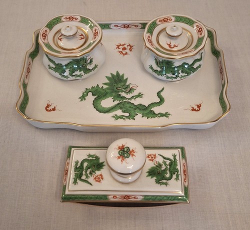 18112 meissen schreibzeug - meissen,