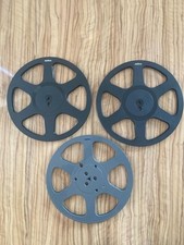 3 x REVOX Leer-Spulen 26,5 cm Kunststoff Speichendesign, Schwarz, grau , TOP