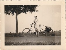 Vintage Foto schöne Frau in