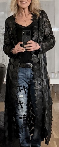 Mega ledermantel wie - mega, neu