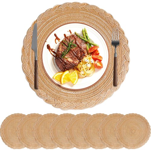 Platzsets rund8er set - platzsets,