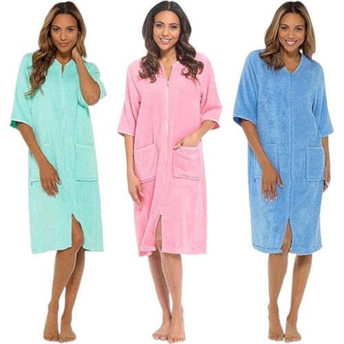 Damen bademantel frottee - bademantel,