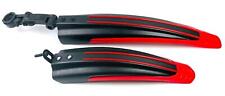 Fahrrad Schutzblech Rot Set 26 - 28 Zoll Vorne & Hinten Universal Kotflügel