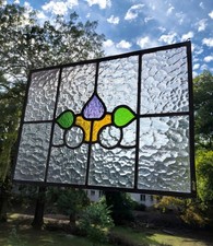 Jugendstil Bleiglasfenster um