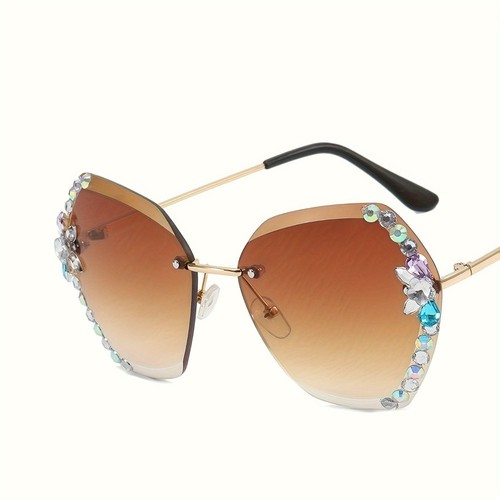 Randlose damen sonnenbrille - randlose, damen-sonnenbrille