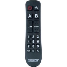 Schwaiger Universal Fernbedienung Comfort Plus 2in1 20 Tasten Batteriebetrieben