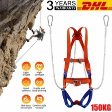 Profi Sicherheitsgurt Klettergurt Kletterausrüstung Baumpflege inkl. Seil