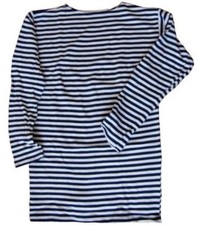 Matrosenhemd Langarmshirt 100%Baumwolle Telnjaschka Shirt Ringelshirt für Winter