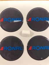 4 x Logo Ronal Aufkleber -