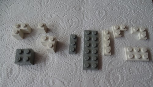 Lego steine vintage grau - grau, &