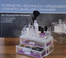 Organizer Box Aufbewahrung Kosmetik Schmuck Make-up Acryl transparent NEU OVP