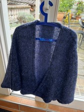 Wollponcho (Wollmischung) Lila