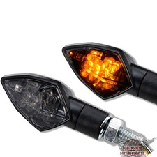 LED Blinker Rock schwarz smoke