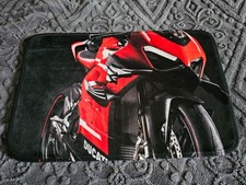 DUCATI Haustür Matte 60x40 cm Schmutzmatte Eingangsteppich Außenmatte Fußmatte