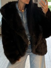 Italy Damen Jacke Kunstfell