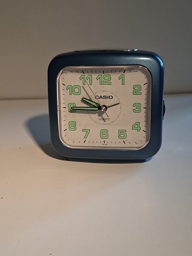 Casio wecker analog blau - casio,