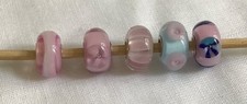 Orig. Trollbeads Glas, verschiedene in Rosa,neu, ungetragen, selten!