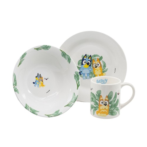 Bluey kinder geschirr set - bluey,