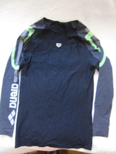 "ARENA" M CARBON COMPRESSION LONG SLEEVE, schwarz/grau/grün, Gr. L, NEU