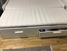 ikea bett  BRIMNES Tagesbettgestell/2 Schubladen, weiß, 80x200 cm