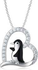 Tier Halskette Sterling Silber