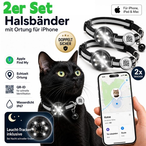 2er set katzen - set, tracker