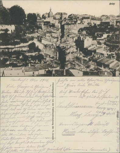Cpa brieg lothringen briey - brieg,