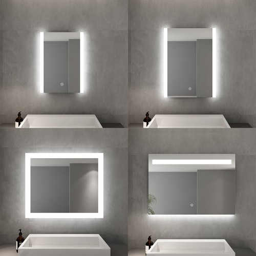 Led badspiegel wandspiegel - badspiegel,