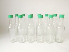 15 x Glasflaschen 250 ml mit grünem Schraubverschluss und Dosiertropfeinsatz
