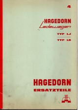 Ersatzteilliste Hagedorn Ladewagen Typ LJ und LS