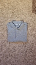 Lacoste Poloshirt hellgrau klassisch | Herren 2XL Slim Fit