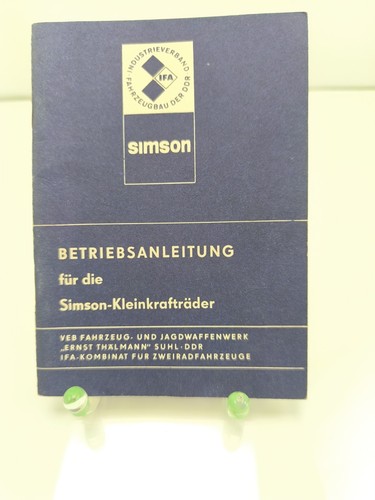 Simson betriebsanleitung s51 - simson,