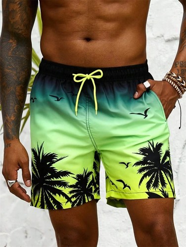 Badehose vintage pflanze - vintage,