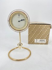 * TISCHUHR PENDELUHR SEIKO QPW118G QUARTZ JAPAN 1980ER OVP