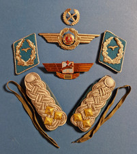 DDR NVA Abzeichen Qualispange Piloten Stufe II mit Anhänger 10000 Stunden Oberst