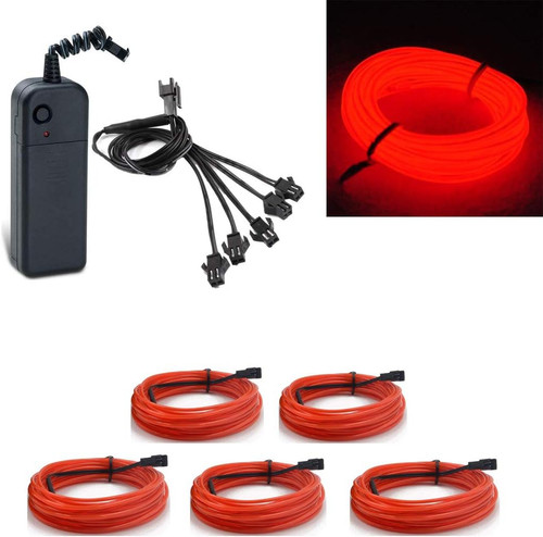 5x1m draht neonlicht - el,