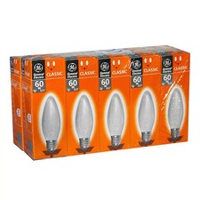 10 x GE Glühbirne Kerze 60W