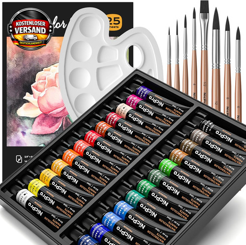 Aquarellfarben set farben - aquarellfarben,