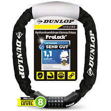 Fahrradschloss Zahlenschloss Fahrrad Schloss Sicherheit 100 cm DUNLOP  B-Ware