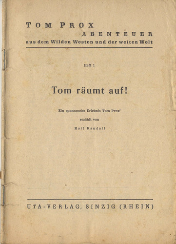 Tom prox abenteuer heft - abenteuer,