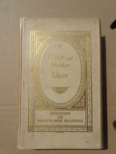 Johann Gottfried Herder: Ideen. Numerierte Vorzugsausgabe in Pergamenteinband.