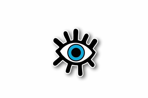 Sticker aufkleber eye auge
