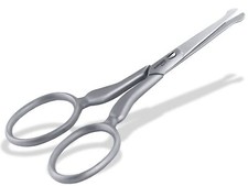 Profi Solingen Friseurschere Bartschere Nasen-Haarschere 9 cm Mikroverzahnung